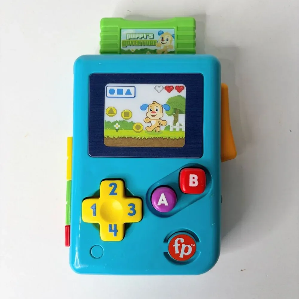 Mattel 2020 Fisher Price Laugh & Learn Lil Gamer Pretend Video Game Blue